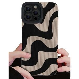 SHEIN iPhone 12 Zebra Case in Cream​​​​​​​